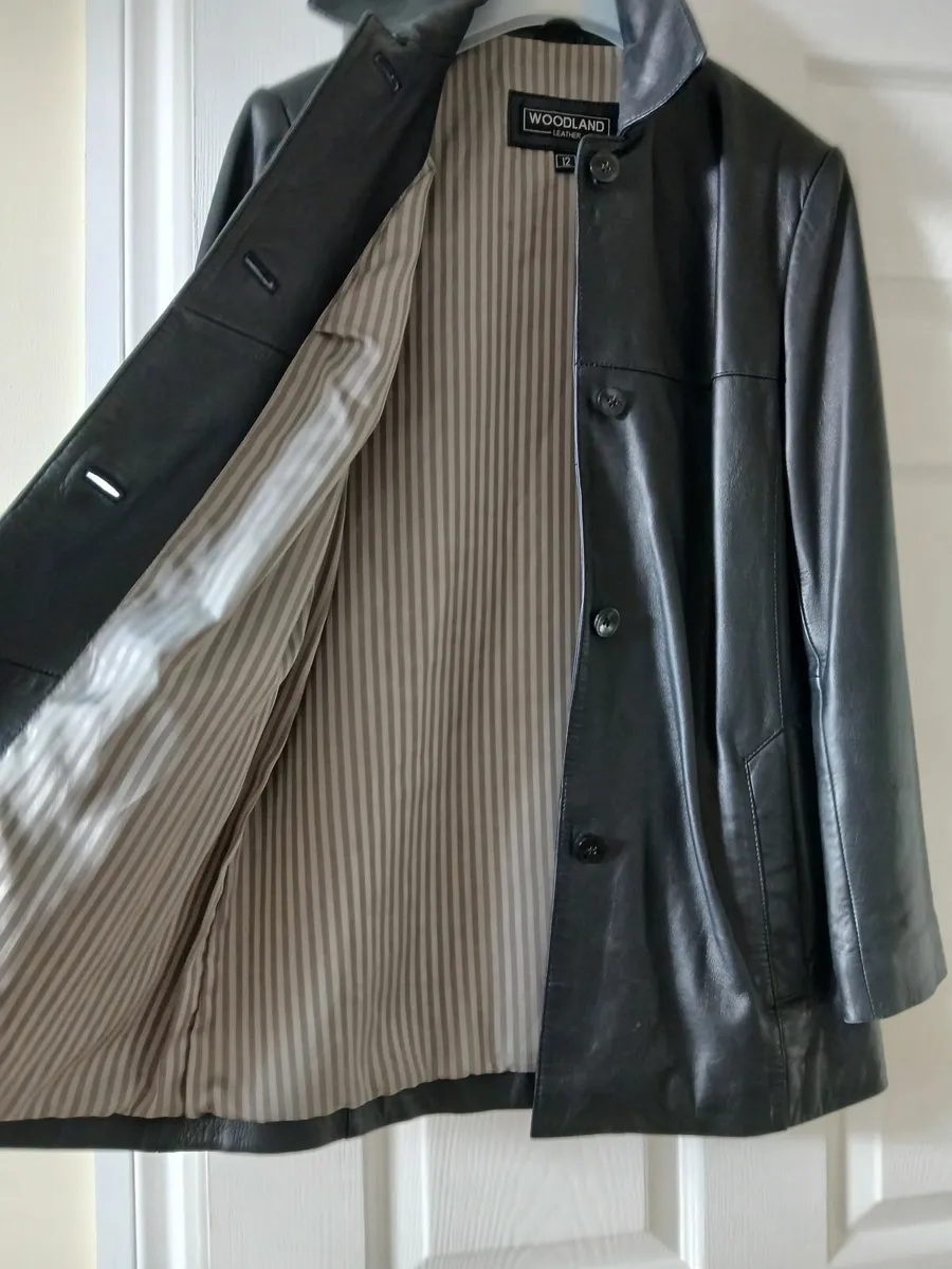 Leather Coat - Image 1