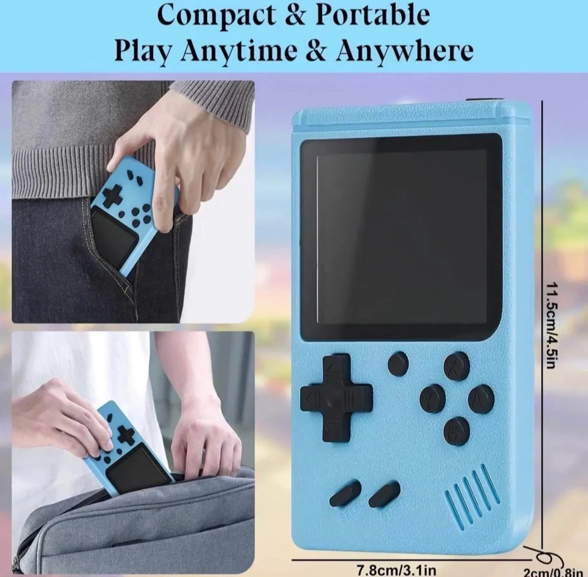 Handheld Retro Game Console 500 Classic Games NEW - Image 3