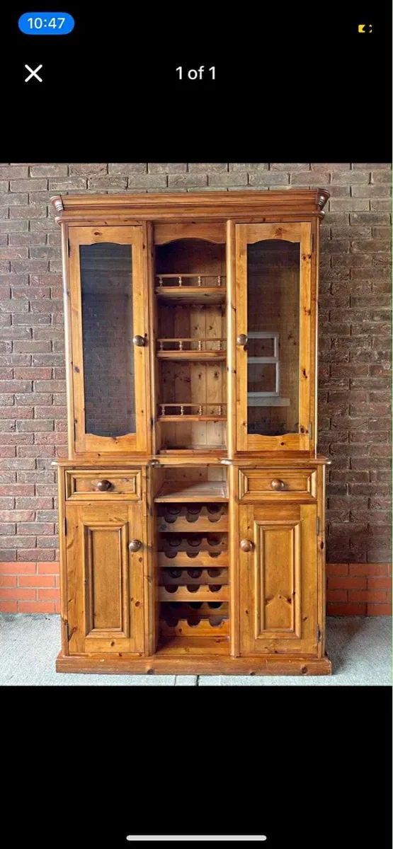 Pine kitchen dressing unit wooden