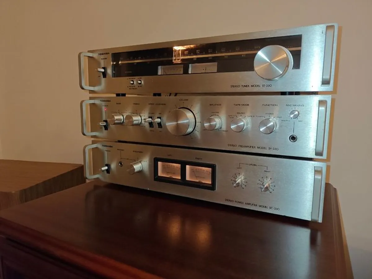 Toshiba Vintage Stereo System SY-335, SC-335, ST-335 - Image 2