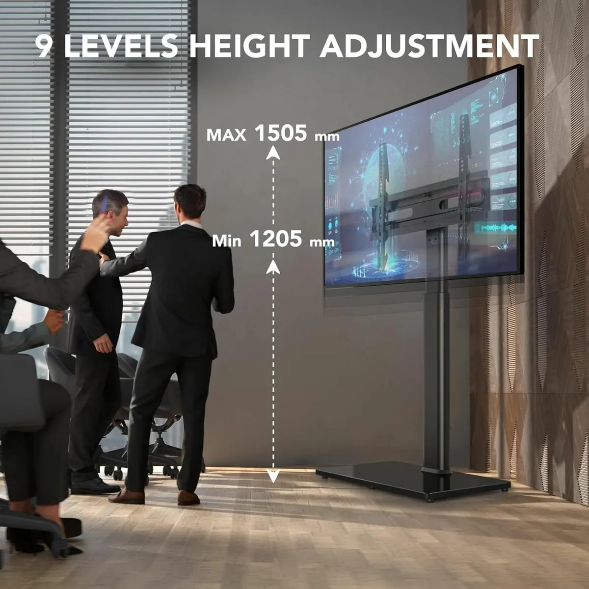 Universal Floor TV Stand with Mount 70 Degree - Image 3