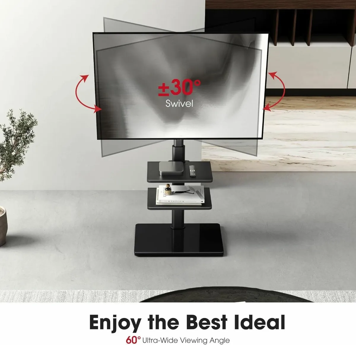 TV Stand floor for 32-70 inch Flat and Curved TVs - Image 4