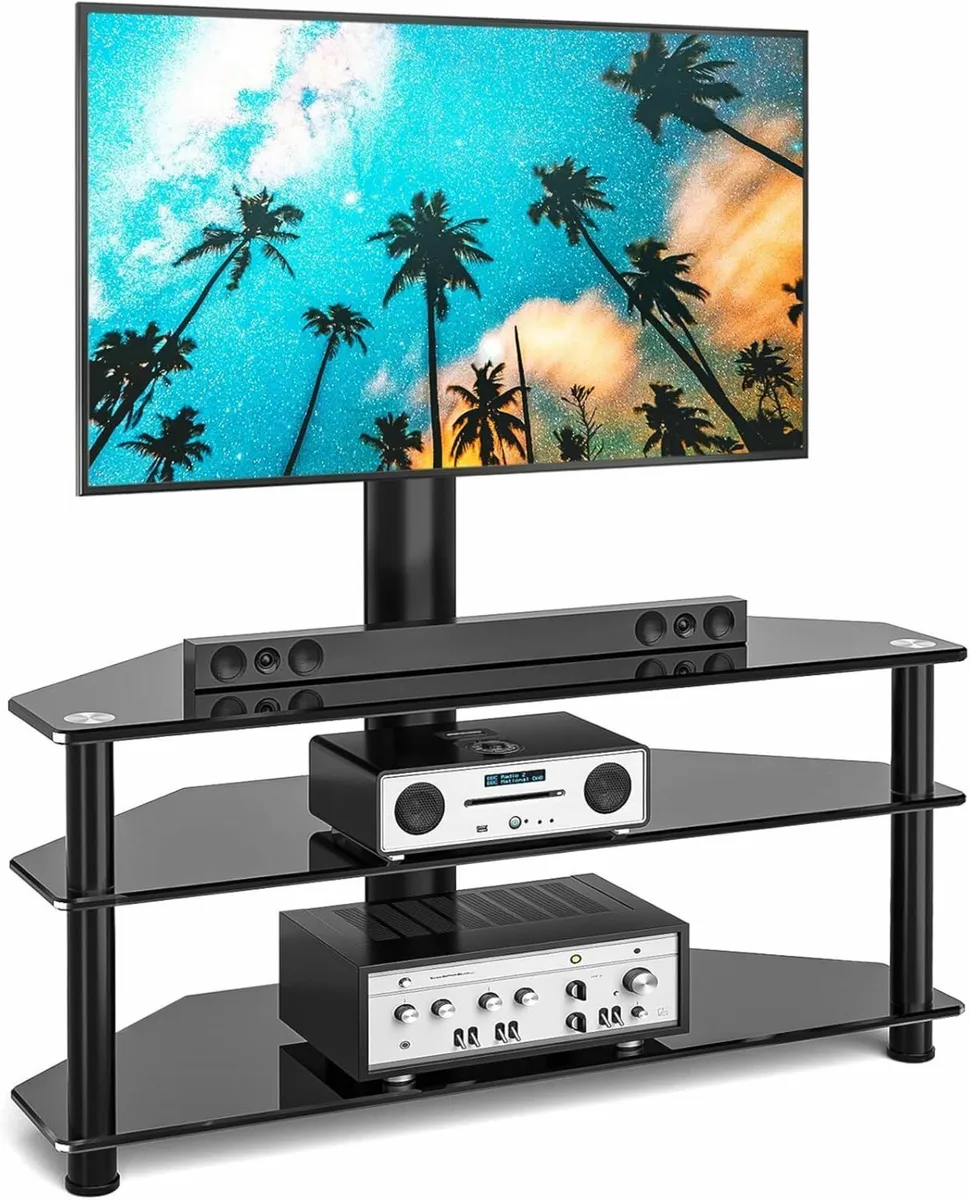 Corner TV Stand for 32-70 inch LED LCD OLED - Image 1