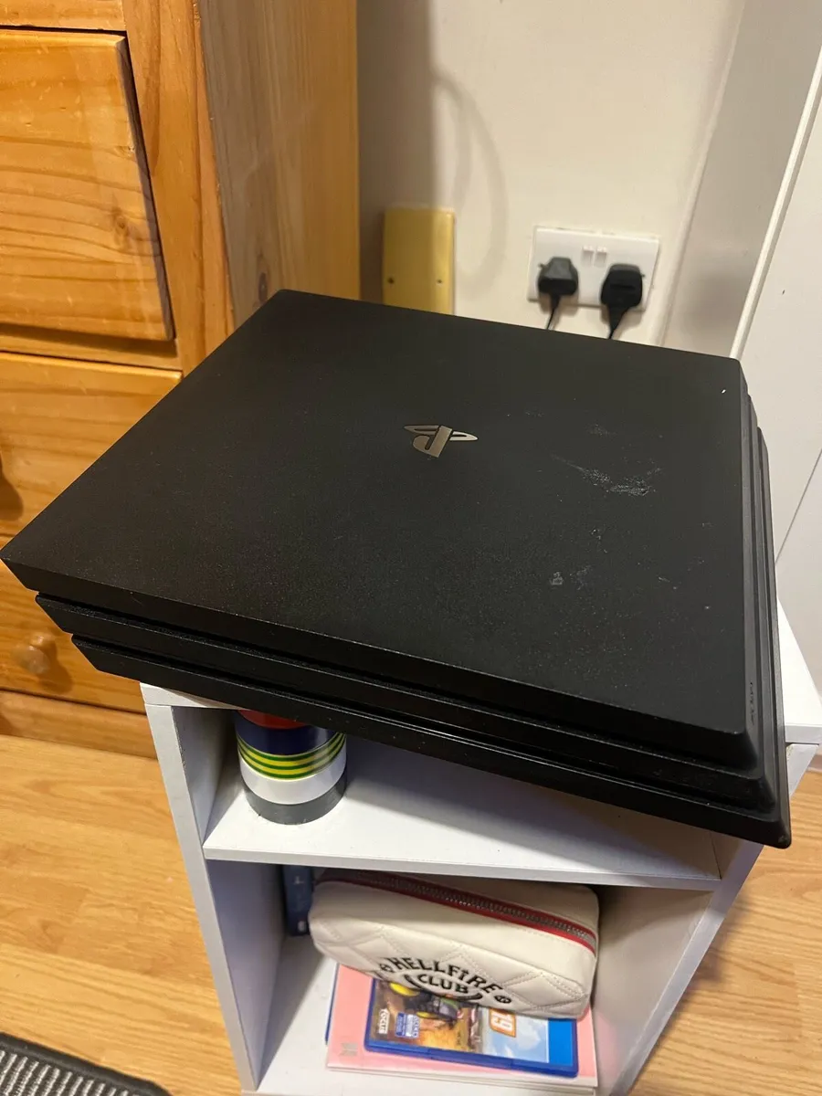 PS4 Pro with controller - Image 2
