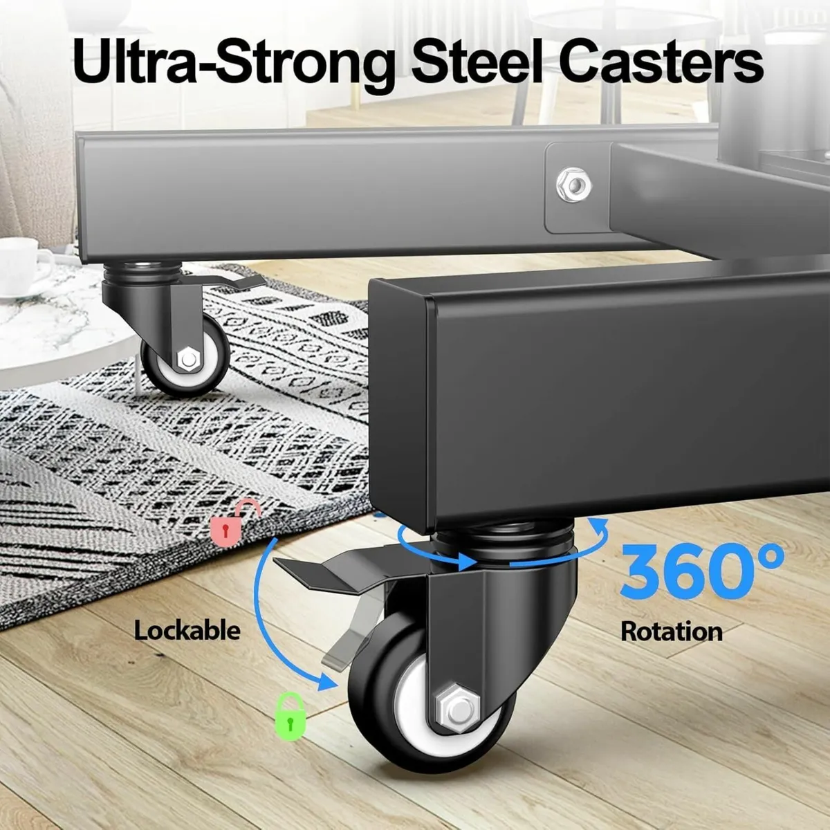 Mobile TV Cart for 32-55 Inch Flat Curved - Image 4