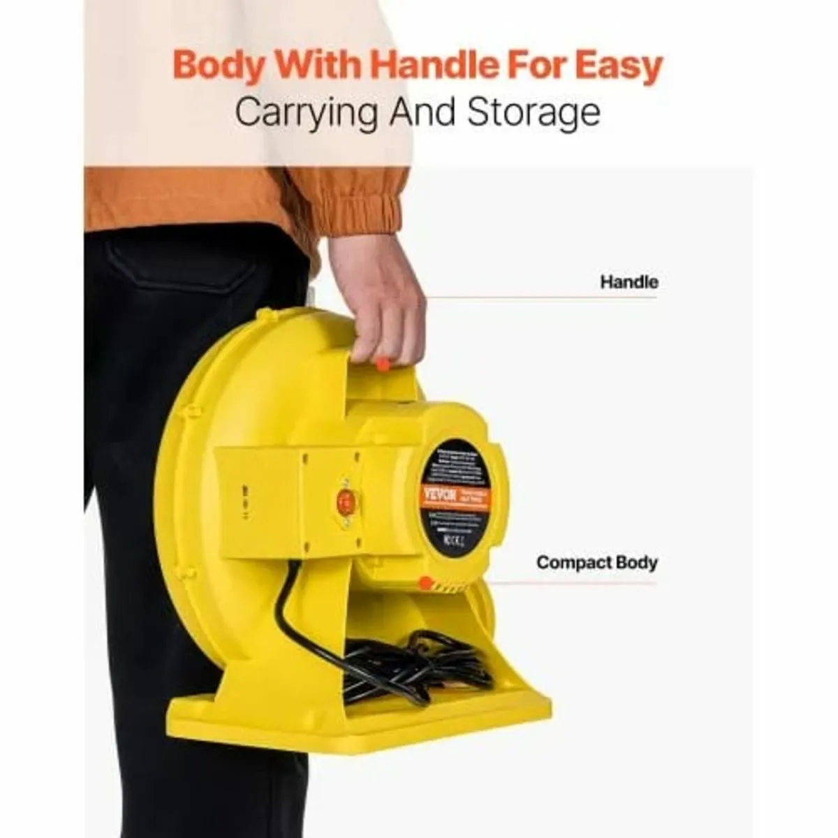 Inflatable Blower, 590W&690W, 1.0 HP Bounce House - Image 3