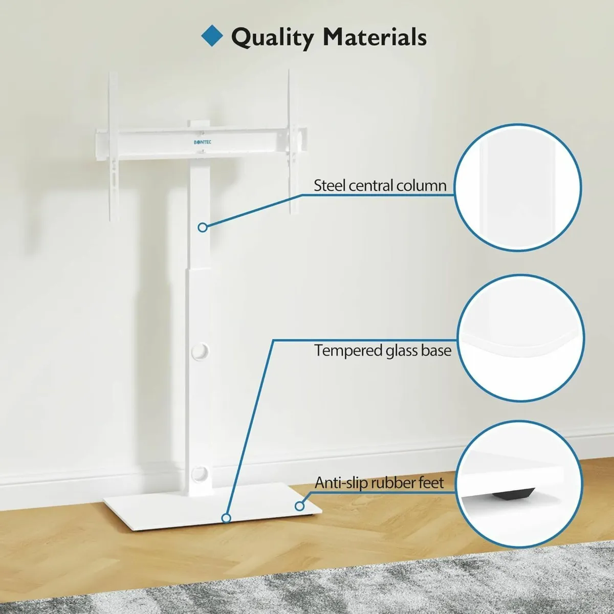 TV Floor Stand for 30-70 Inch LED LCD OLED Flat - Image 4