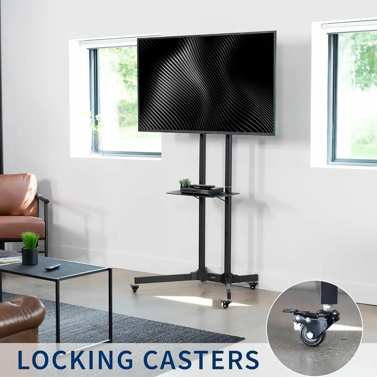 Mobile TV Cart for 32 to 83 inch Screens up 50kg - Image 4