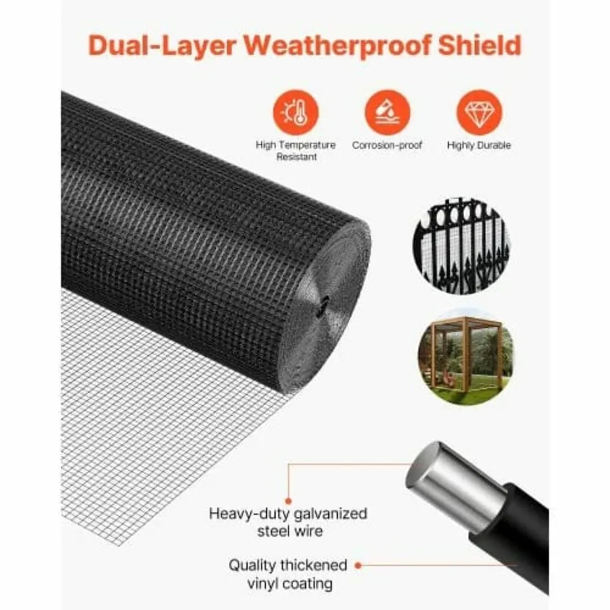 Hardware Cloth 183cm x 30.4m, 1/2 in 19 Gauge Galv - Image 2