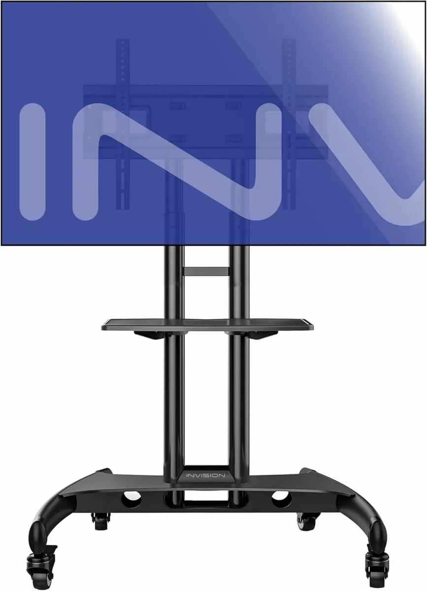 TV Stand on Wheels for 32-75 Inch Screens Anti - Image 1