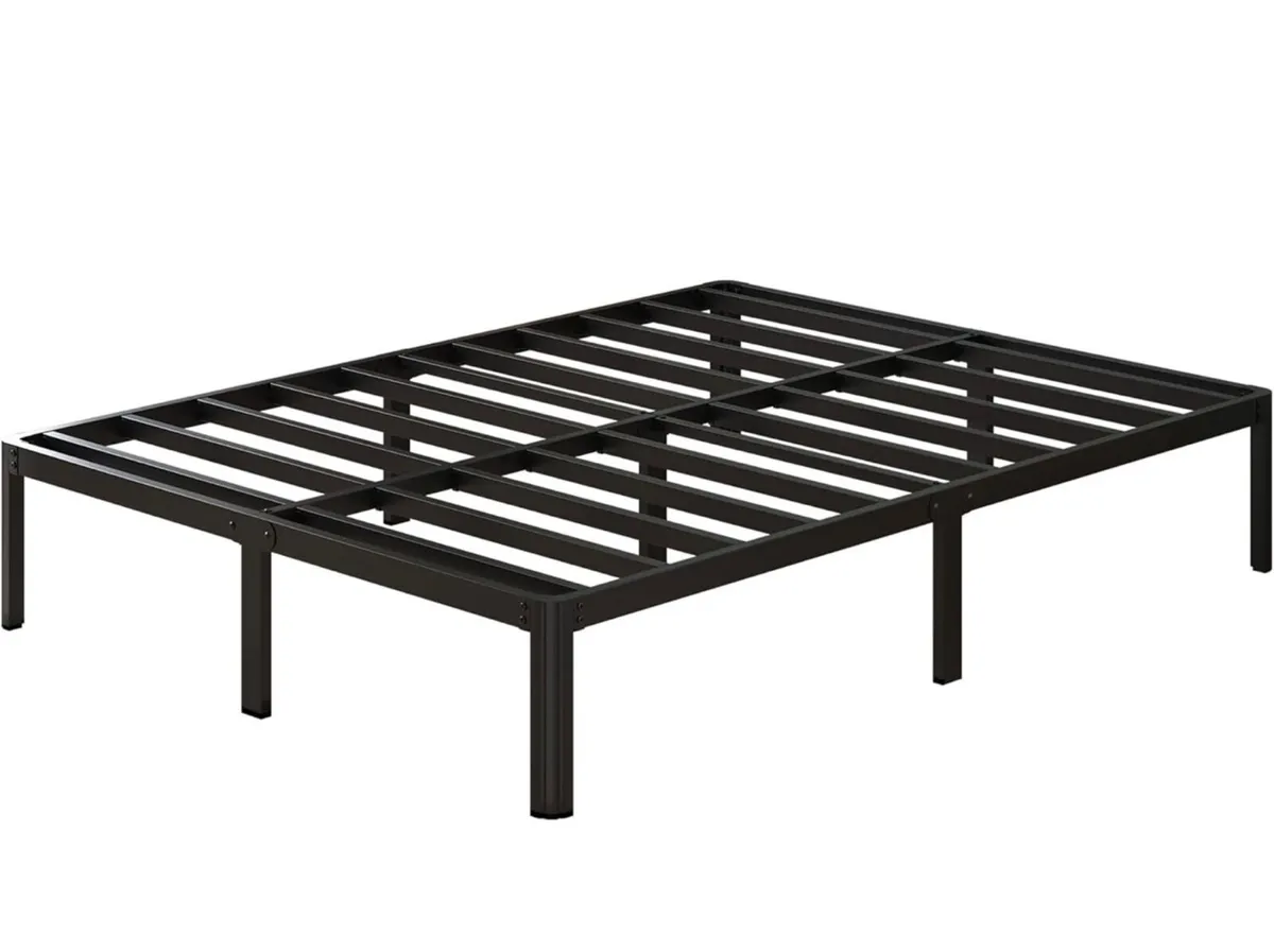 30.5 cm High Super King Bed Frame 6ft with Rounded - Image 1