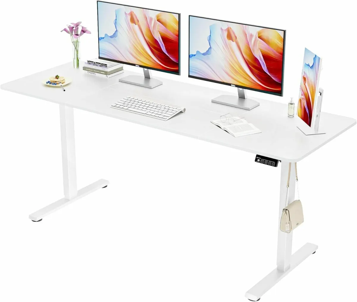 Electric Height Adjustable Standing Desk 170x60cm - Image 1