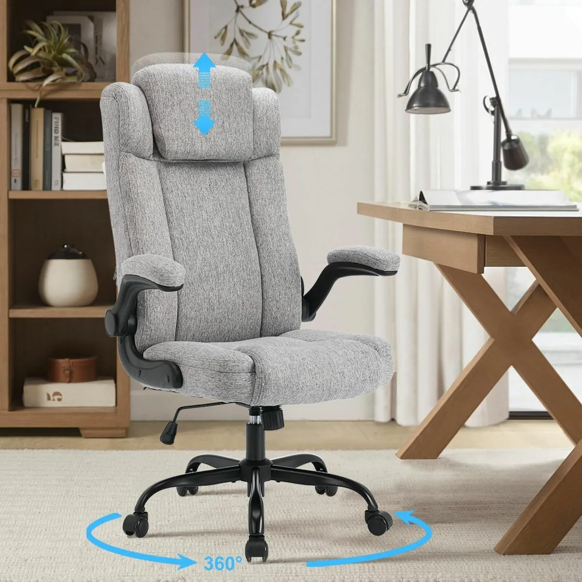 High Back Home Office Chair Adjustable Hearest - Image 1