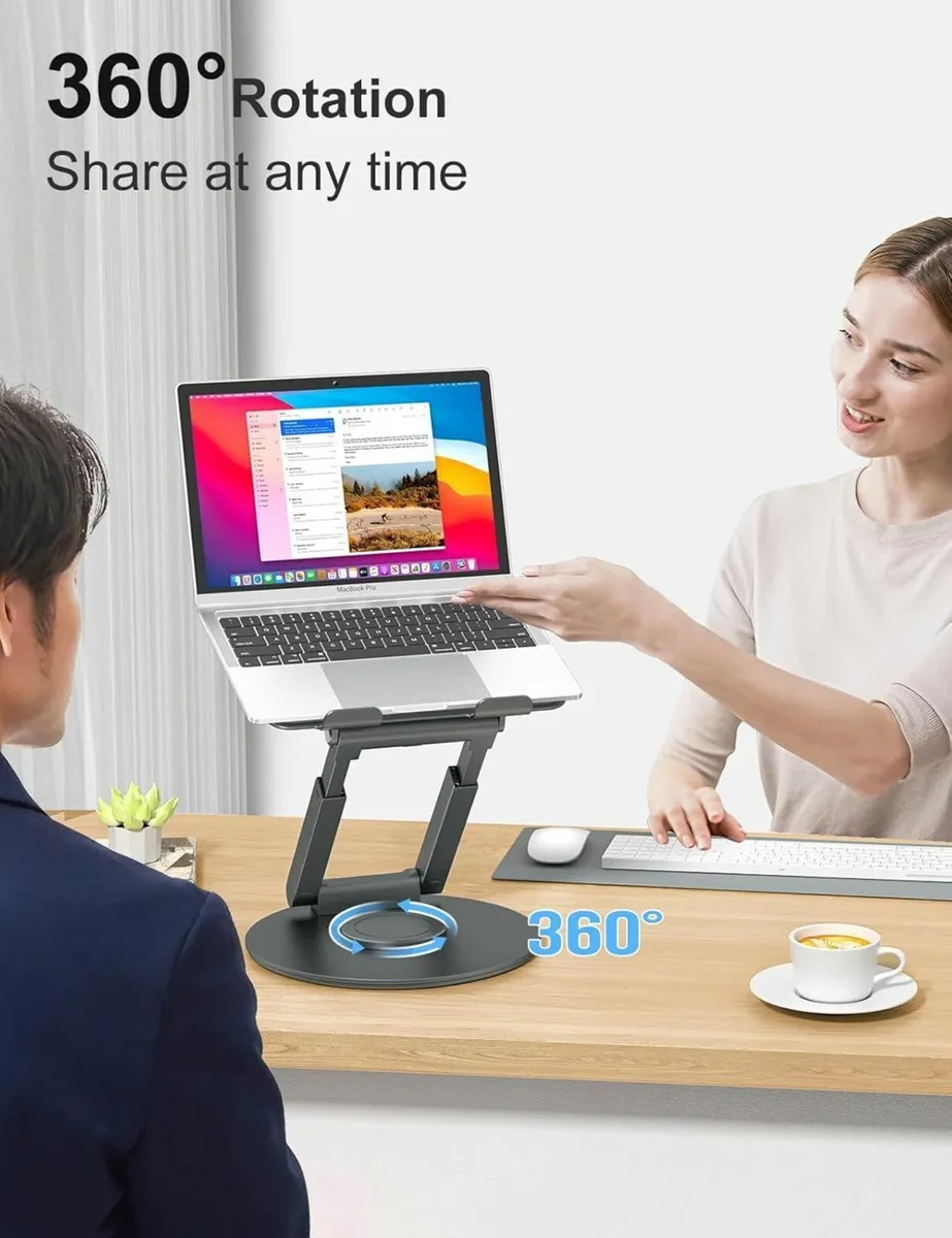 Telescopic Laptop Stand for Desk with 360degrees - Image 2
