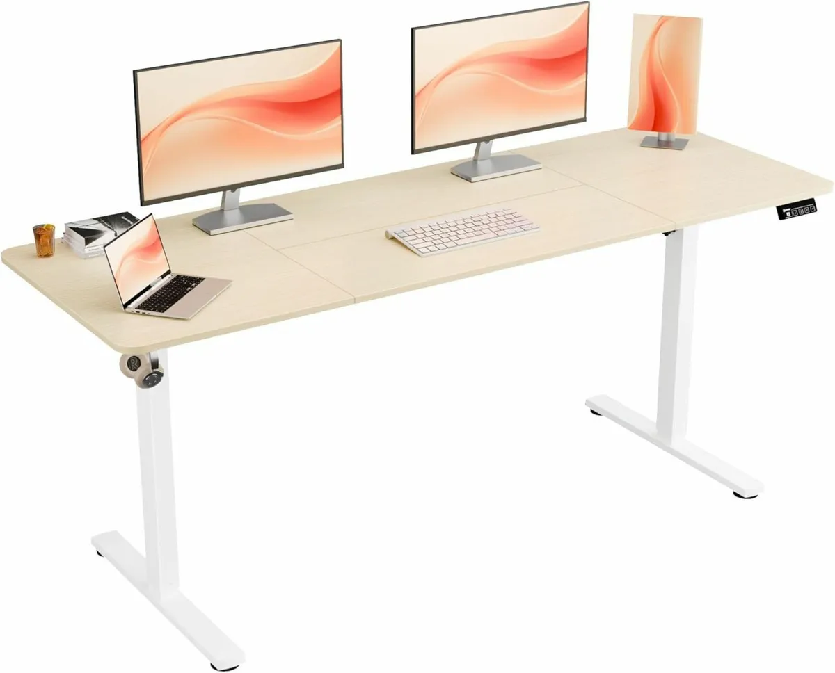 Electric Standing Desk 170x60cm Height Adjustable - Image 1