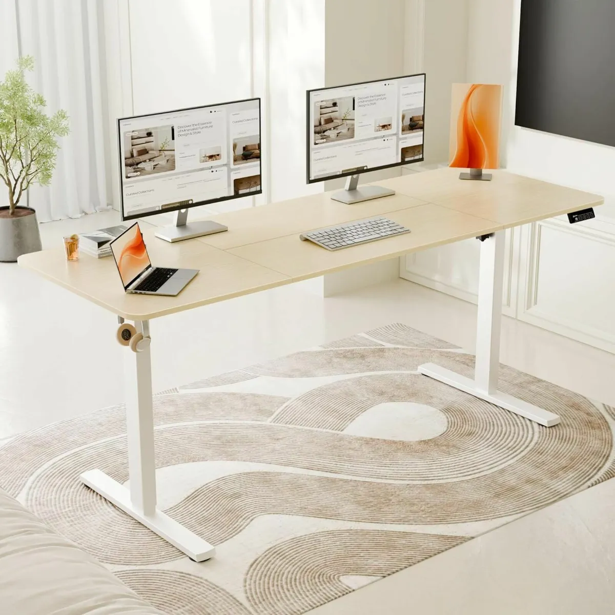 Electric Standing Desk 170x60cm Height Adjustable - Image 2