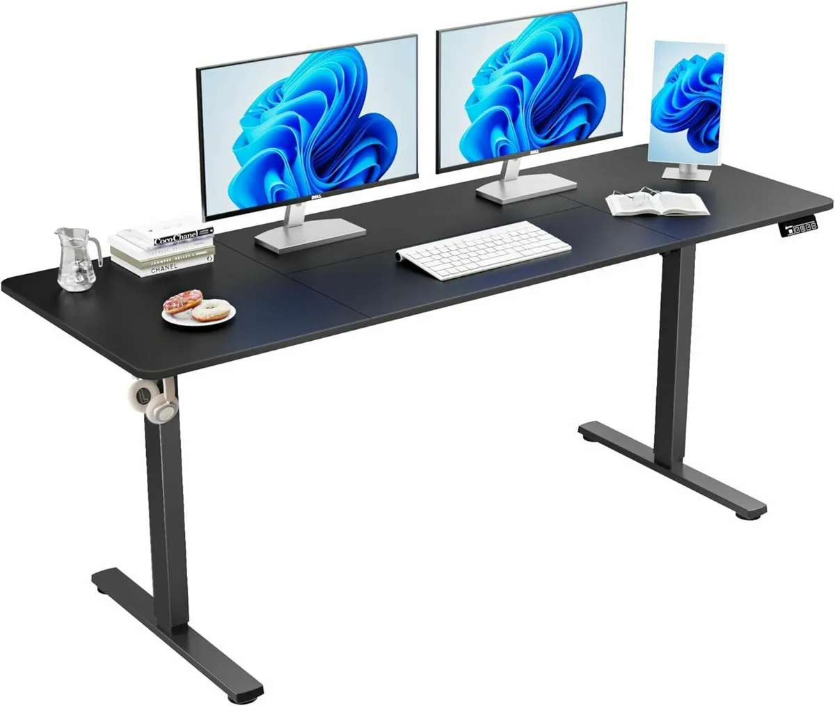 Electric Height Adjustable Standing Desk 170x60cm - Image 1