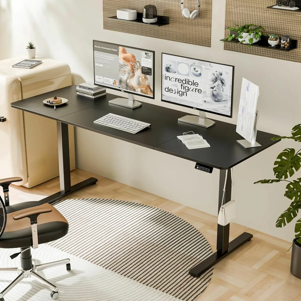 Electric Height Adjustable Standing Desk 170x60cm - Image 2