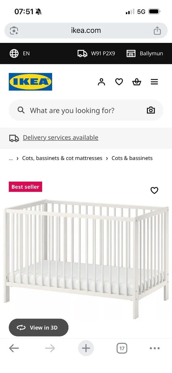 Cot frame
