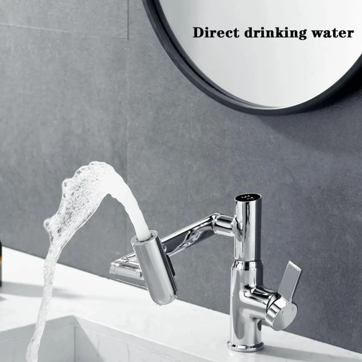 Temperature Bathroom taps 2 Sprays No Electrical - Image 2