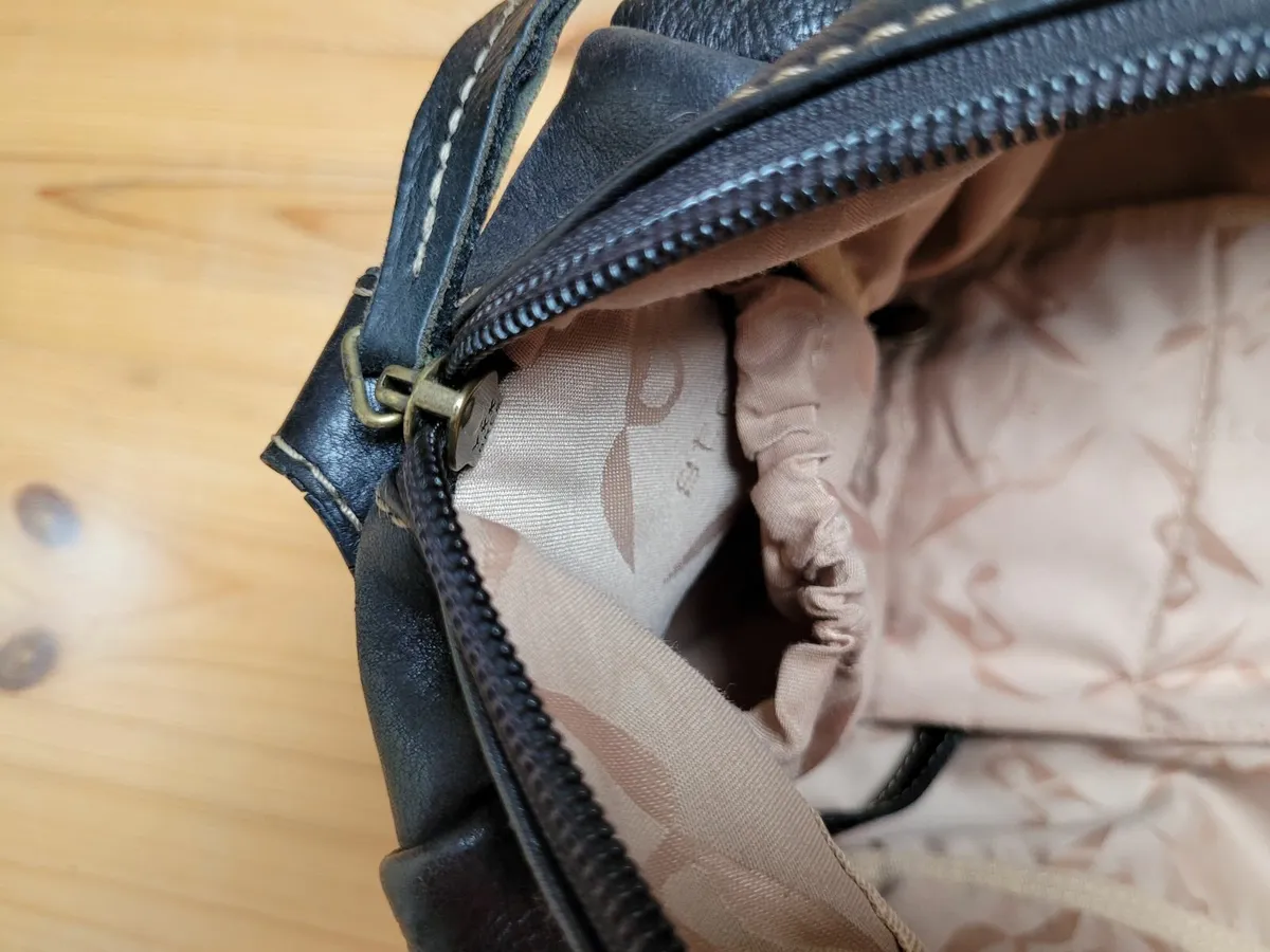 Leather Storksak Nappy Bag - Image 2