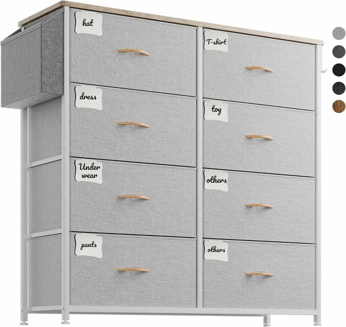 Fabric Chest of Drawers - Canvas Storage Unit - Image 1