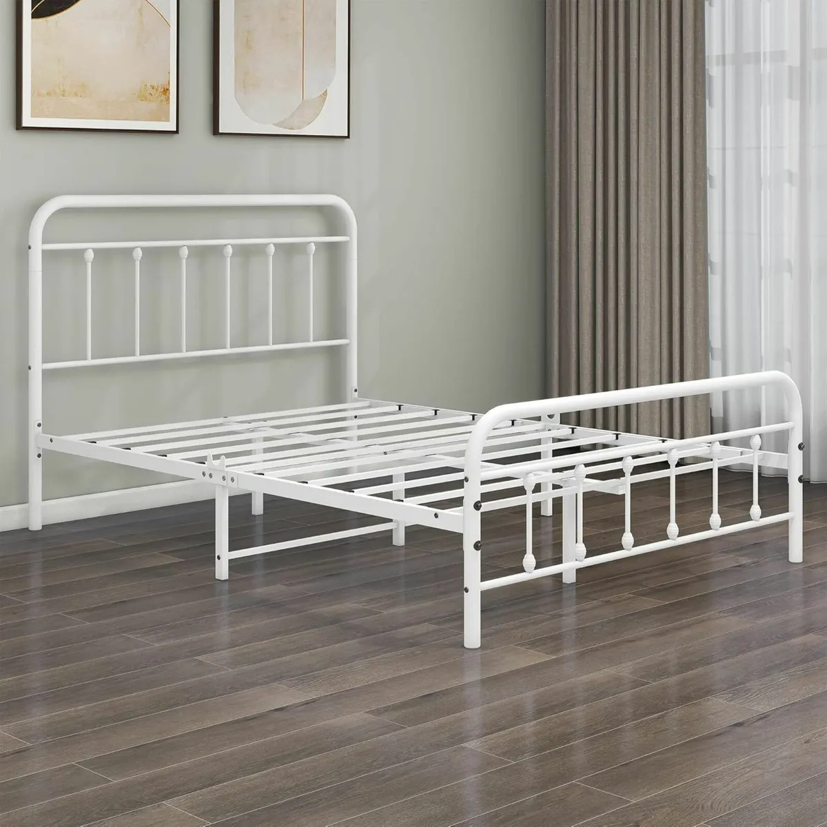 Double Bed Frame with Headboard and Footboard - Image 4