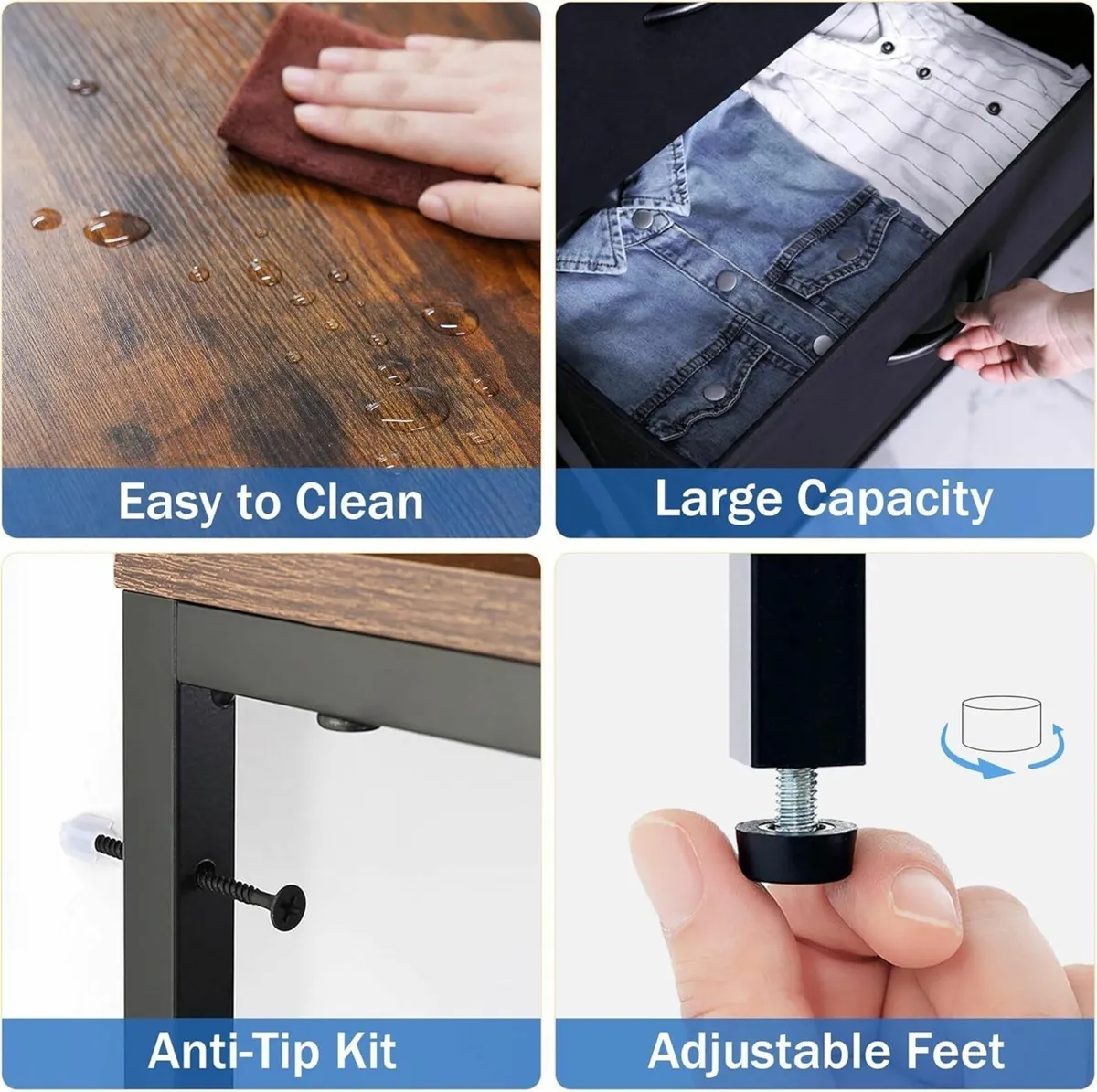 chest of drawers Furniture Storage Tower Unit for - Image 4