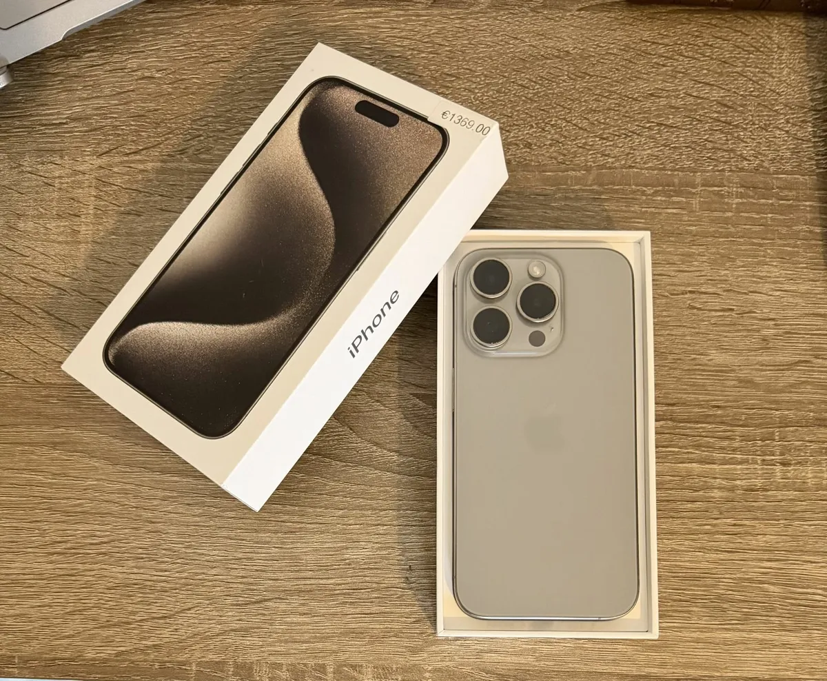 iPhone 15 Pro (256GB) Natural Titanium - Image 1
