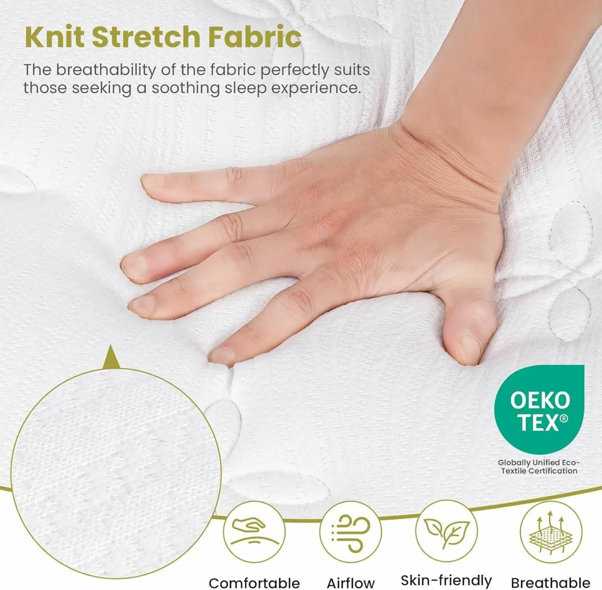 Frideko Double Mattress 4FT6 10 Inch Hybrid Bed - Image 3