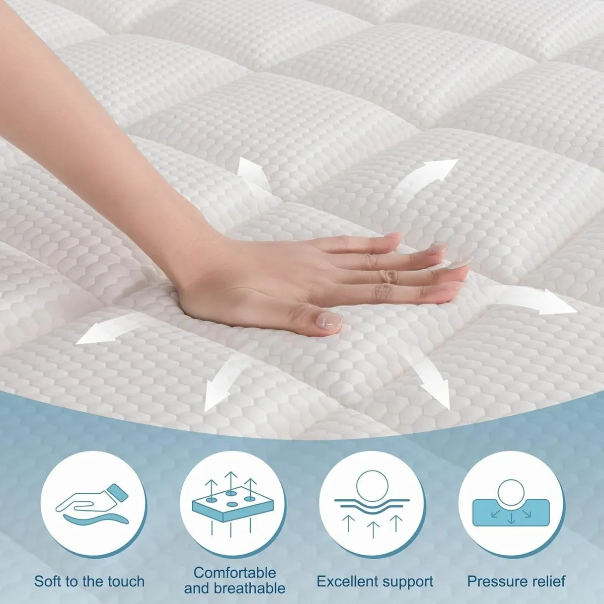 Hybrid Mattresses-26CM Double Mattress-Pocket - Image 4
