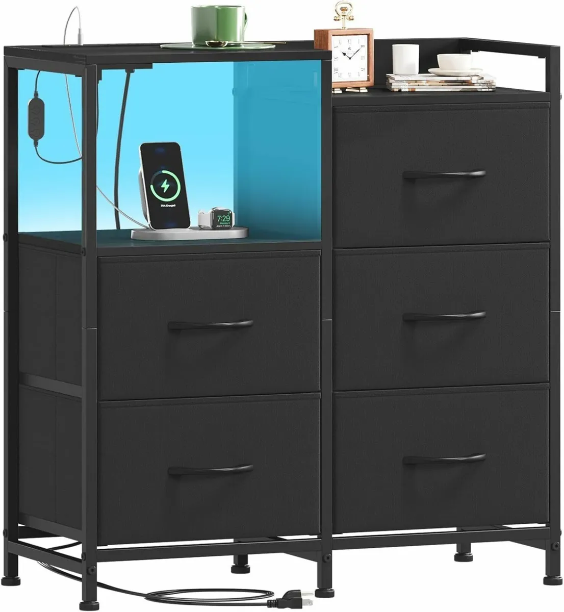 Chest of Drawers Bedroom with Charging Station - Image 1