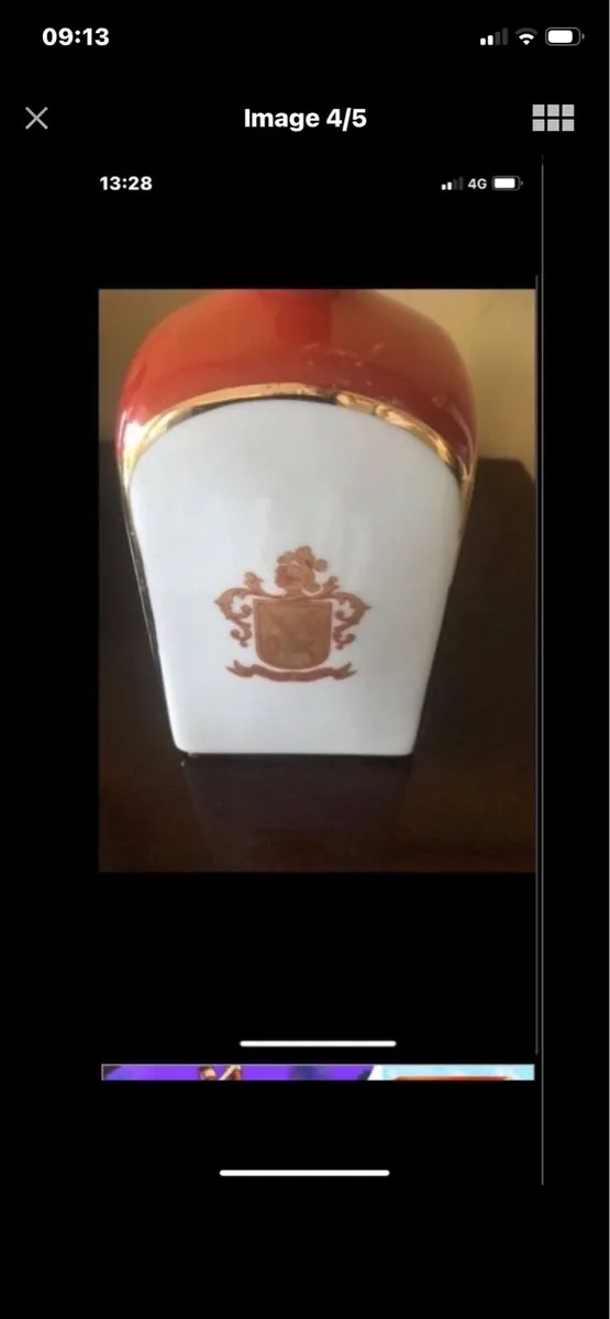 Very Rare Carlos 1 Ceramic Decanter - Image 4