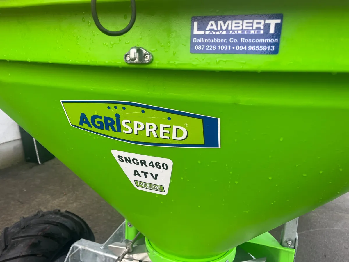 ONLY USED ONCE ! Aitchison 500 KG Spreader - Image 2