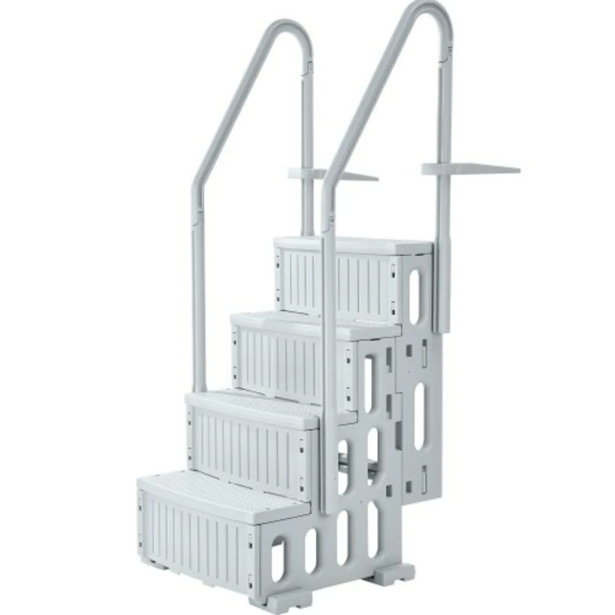 Swimming Pool Ladder, 4-Step Double Handrails Stai - Image 1
