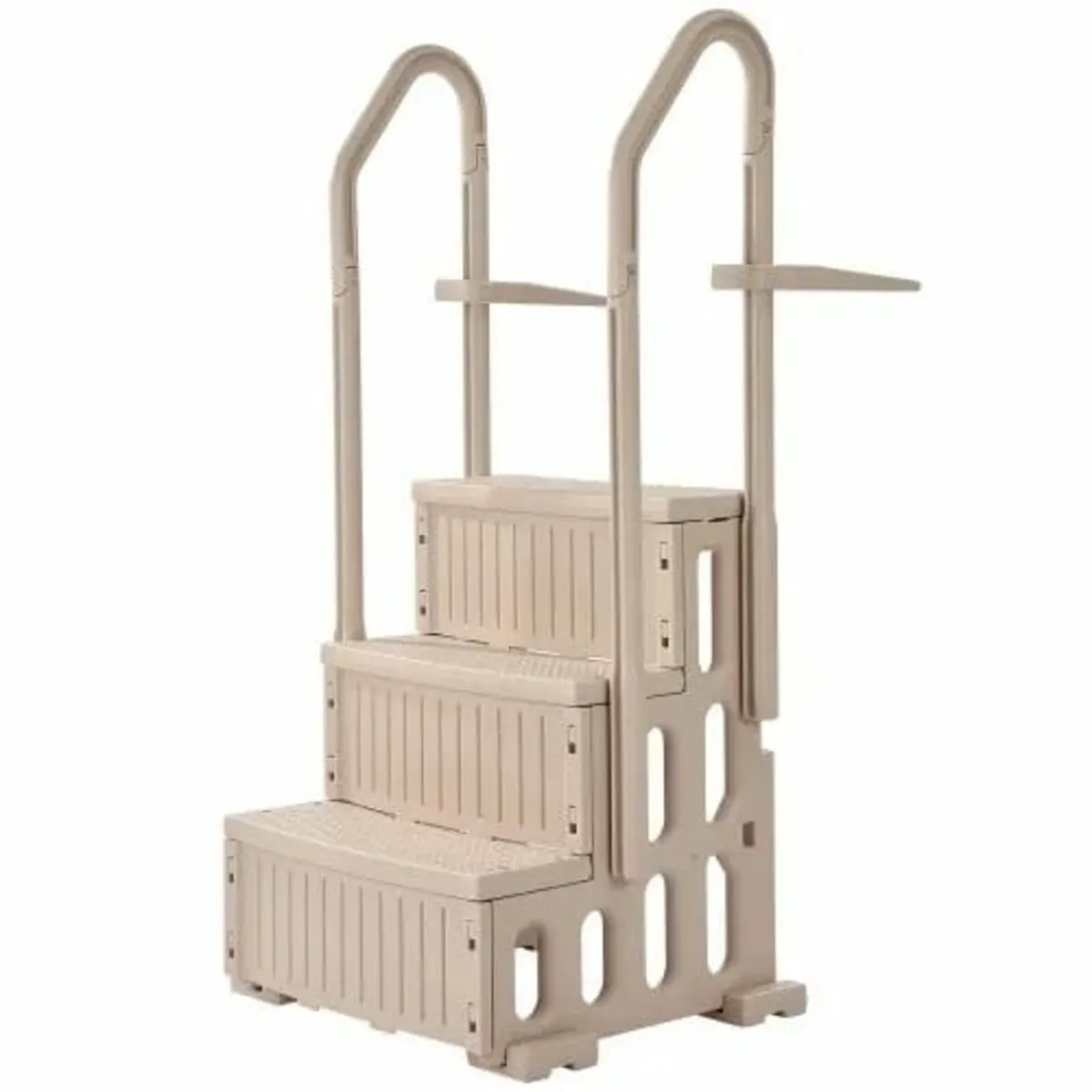 Swimming Pool Ladder, 3-Step Double Handrails Stai - Image 1