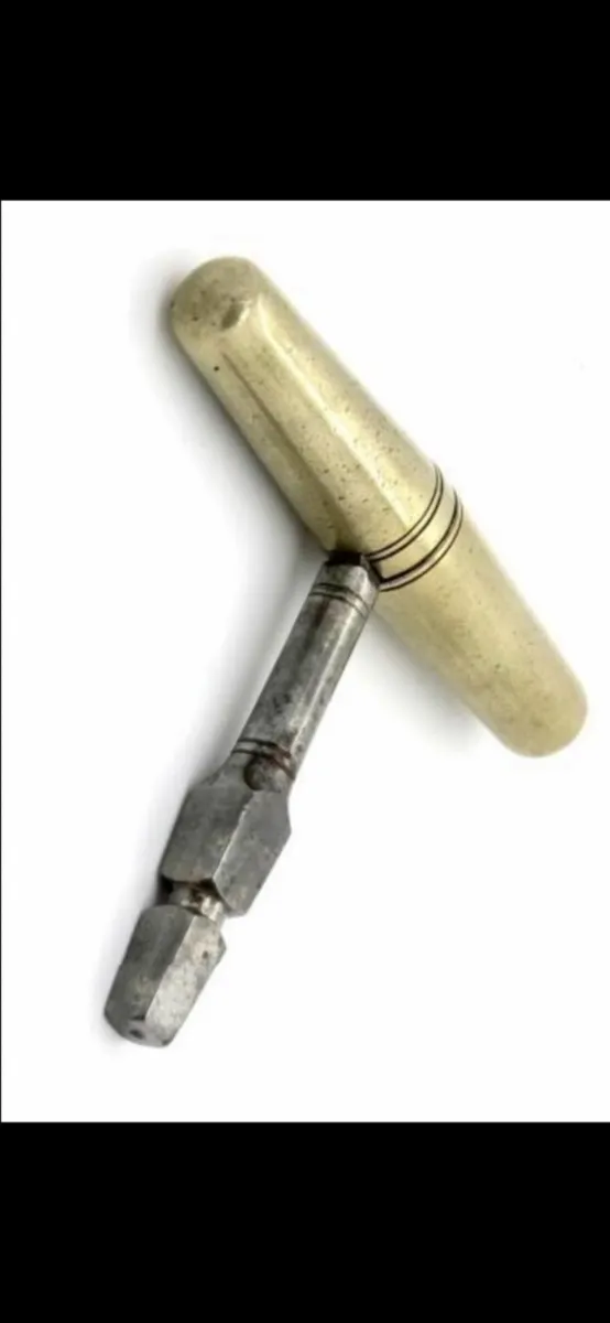 Antique train carriage key - Image 1