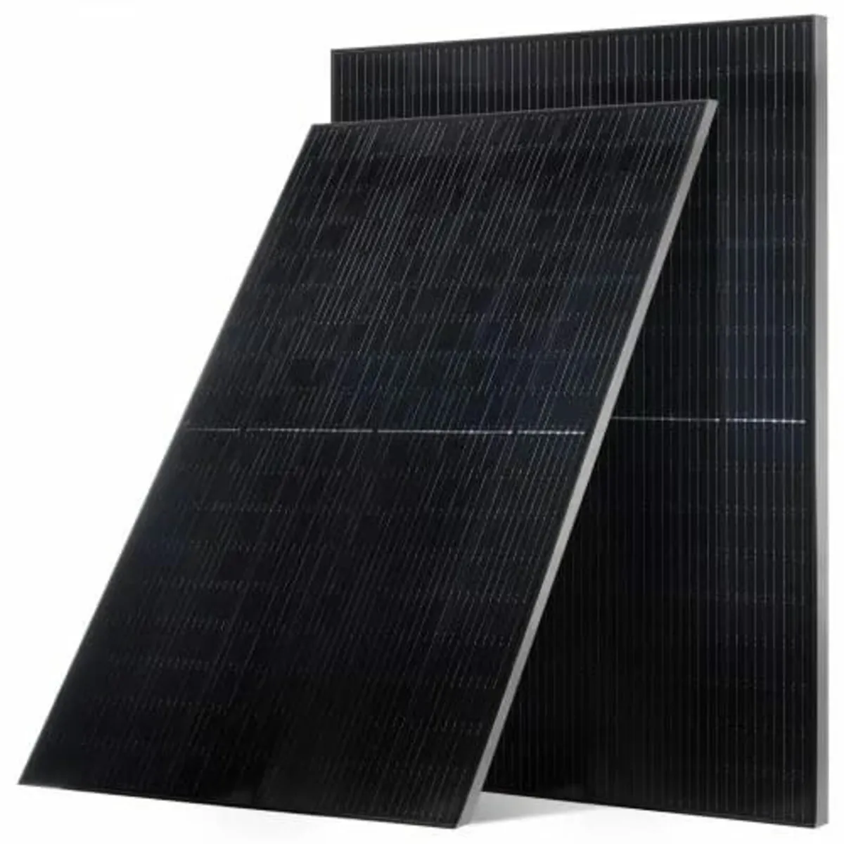2PCS 400W Monocrystalline Solar Panels, 23% High-E - Image 1
