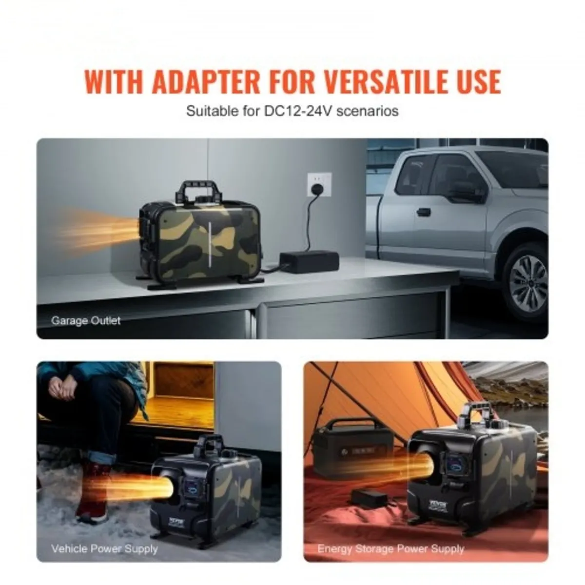 5-8KW Diesel Heater, 12V/24V All in One Diesel Air - Image 4