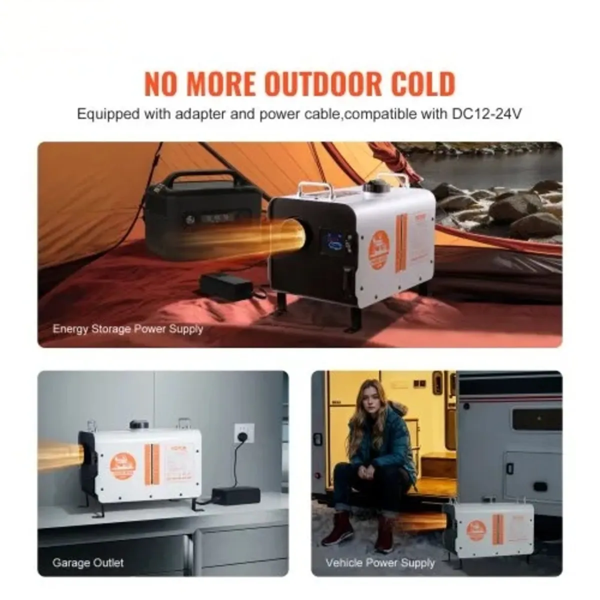 5-8KW Diesel Heater, 12V/24V All in One Diesel Air - Image 2