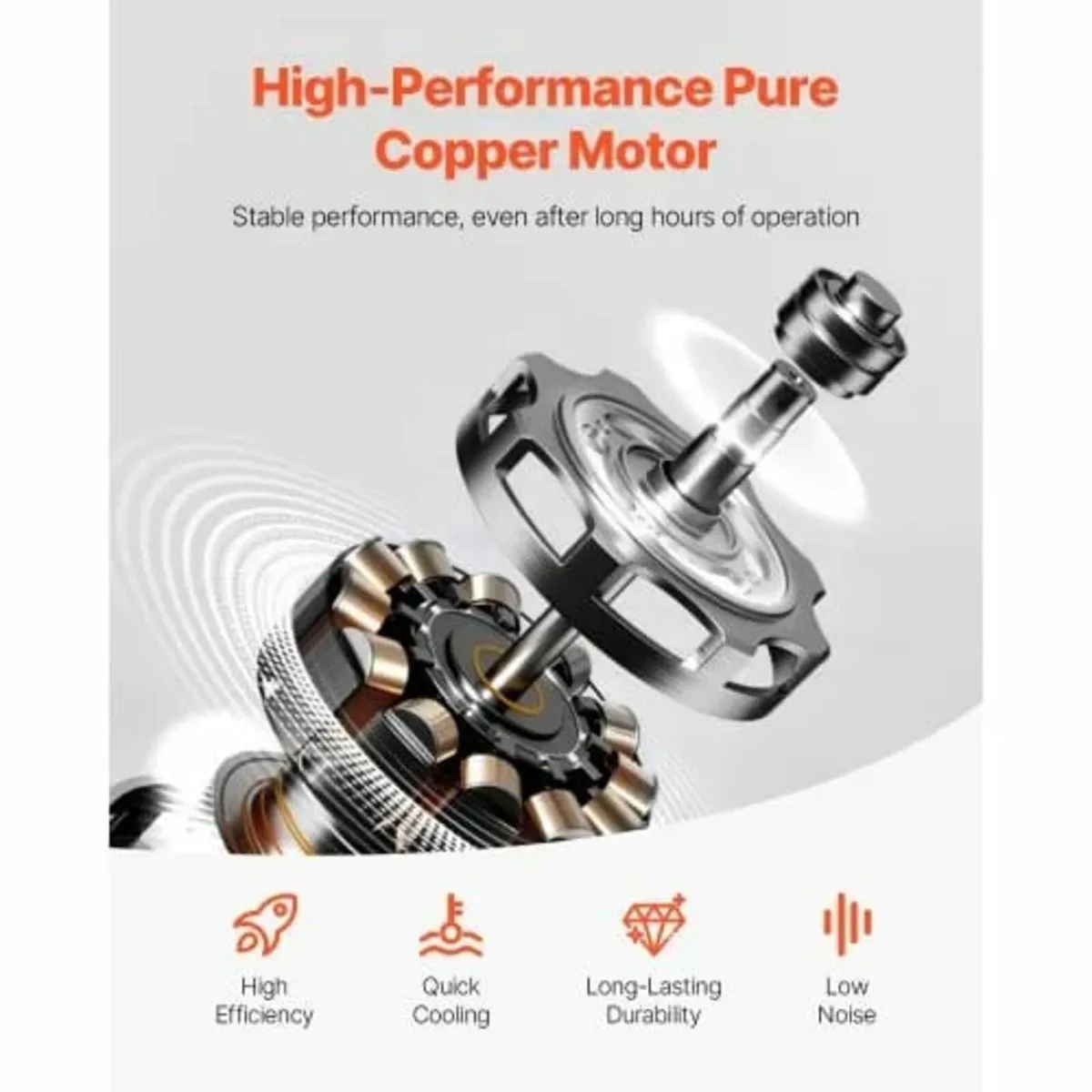 Vacuum Pump, 367 L/min(6 CFM), HVAC 2 Stage Rotary - Image 4