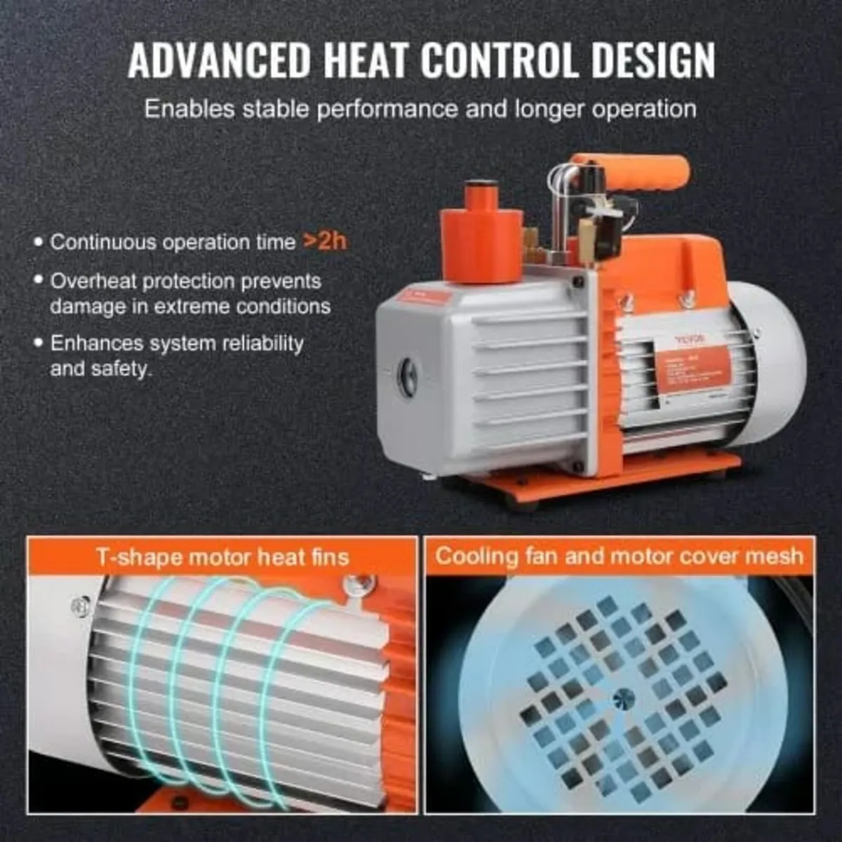 5 CFM Vacuum Pump Air Conditioning Vacuum Pump 2 S - Image 3