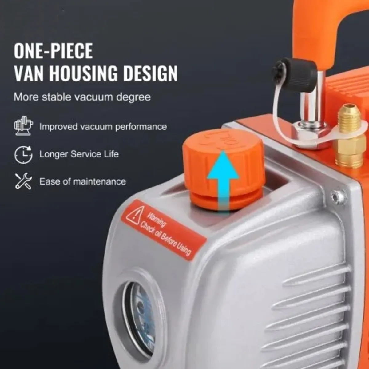 11.4 L Vacuum Chamber and 3.5 CFM Pump Kit, Temper - Image 4