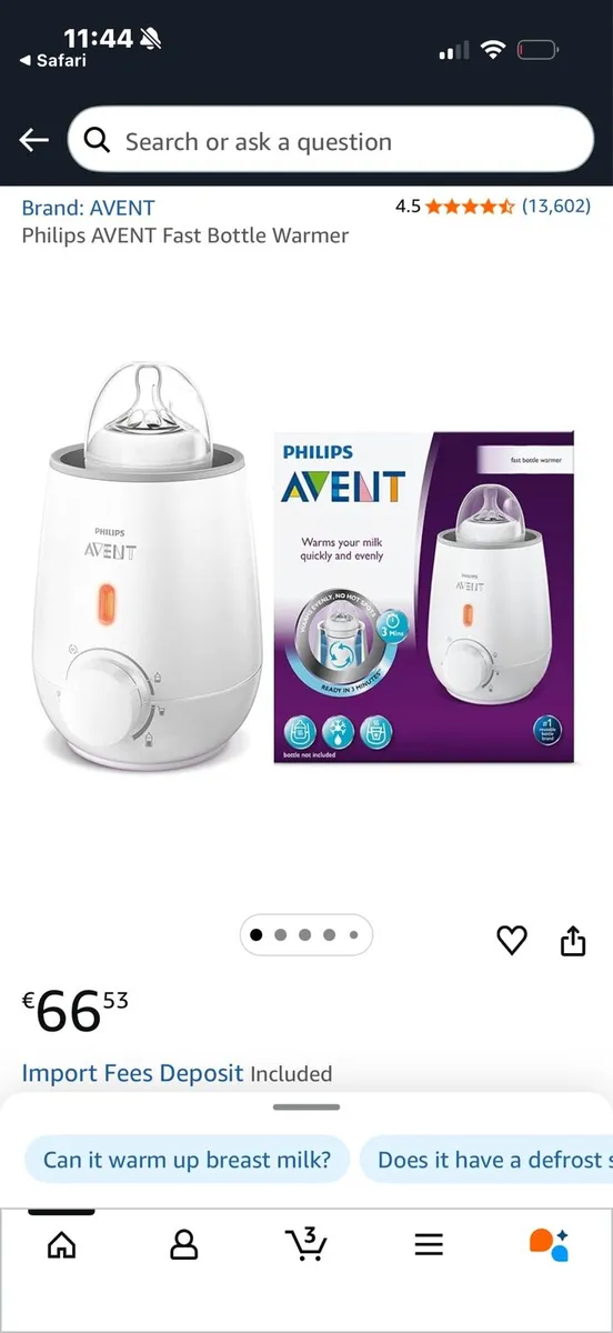 Steriliser and bottle warmer - Image 1