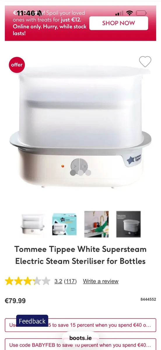 Steriliser and bottle warmer - Image 2