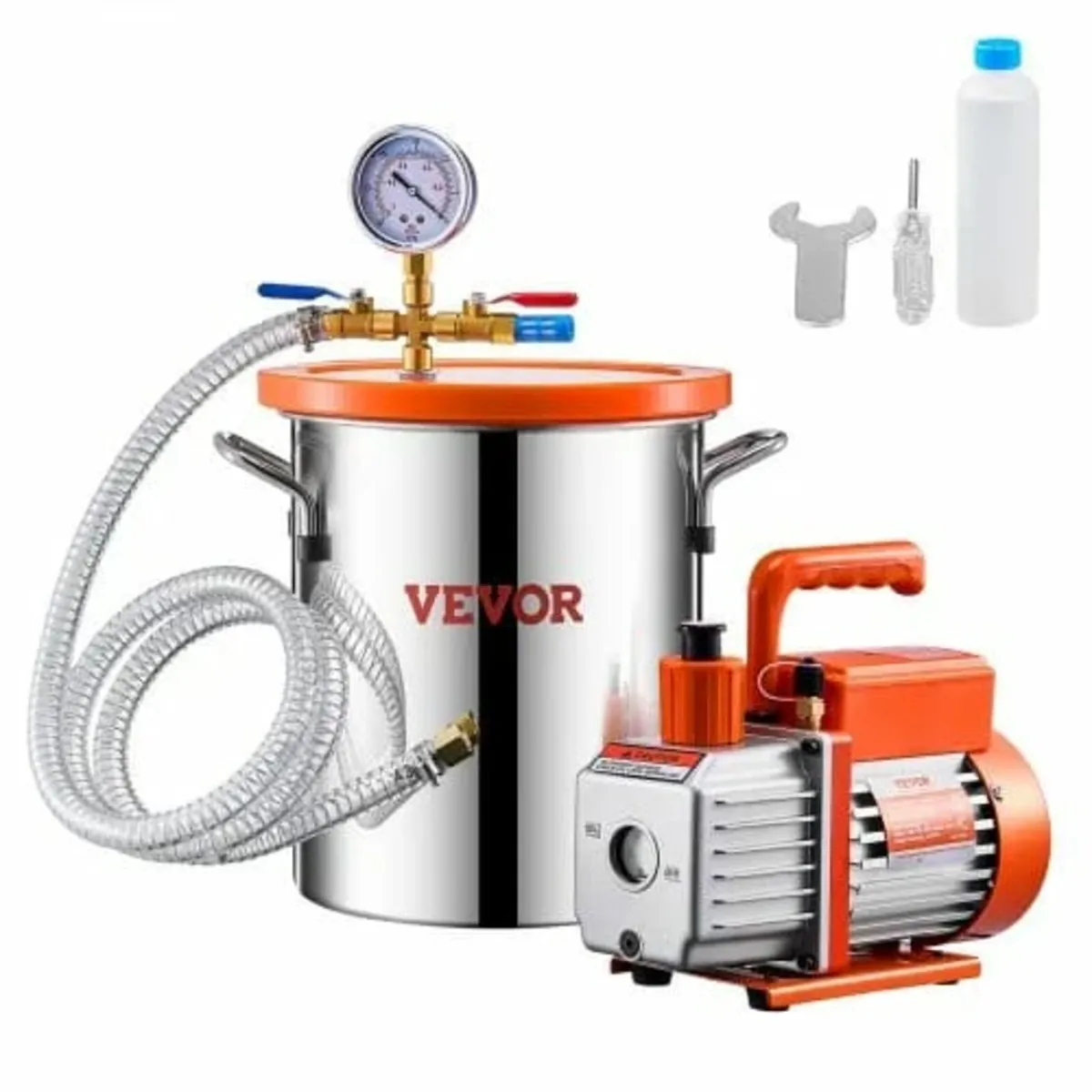 11 L(3 Gallon) Vacuum Chamber and 100 L/min(3.5 CF - Image 1