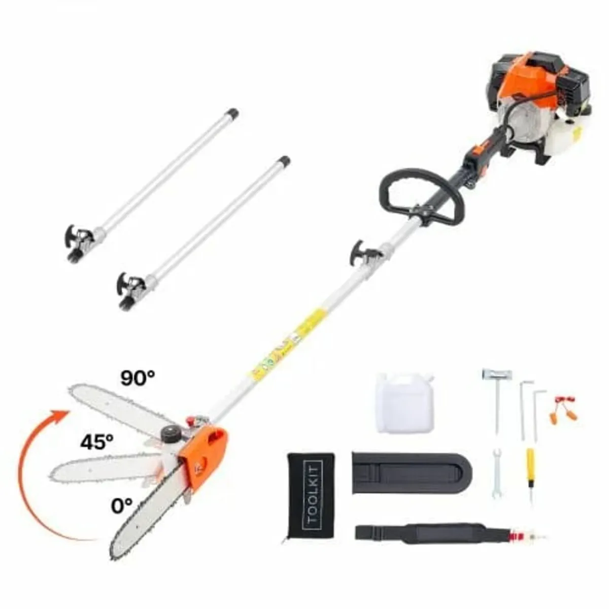 Gas Pole Saw, 43CC 2 Stroke Gas Powered Pole Saws - Image 1
