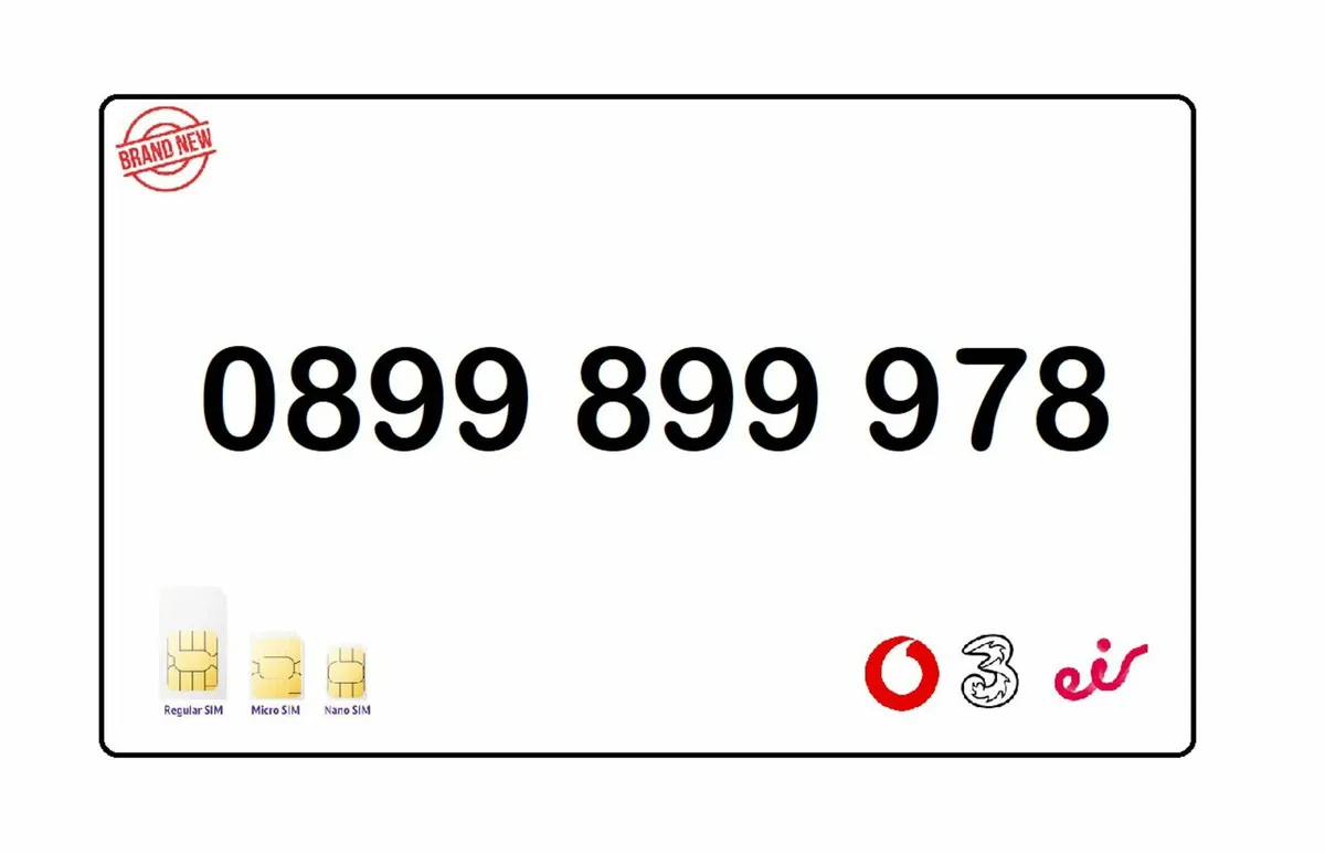 Premium & Unique Irish SIM Cards, VIP Gold Numbers