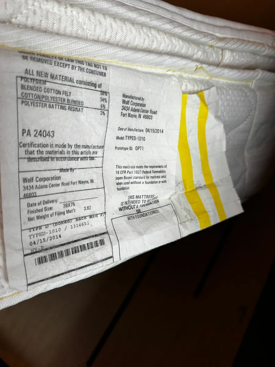 Pair of Single Mattresses - Image 3