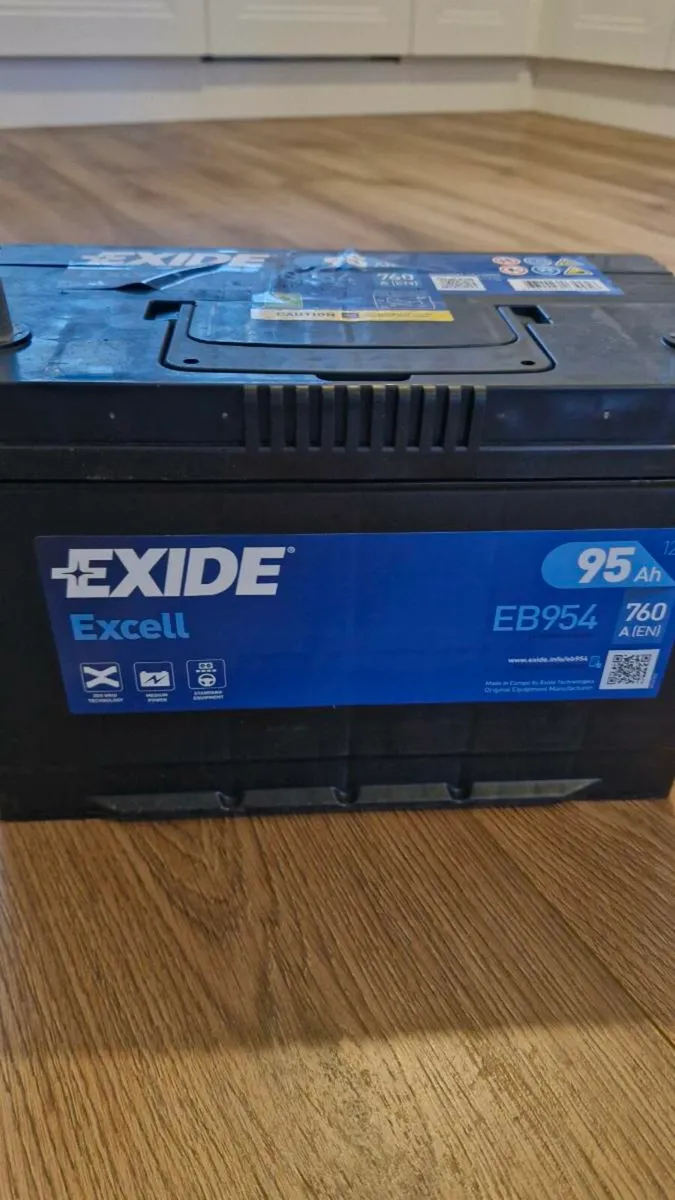 Exide EB954 Excell Battery 335/249 - Image 1